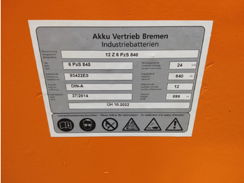 Battery for Material handling equipment AVB 24V 840Ah: picture 2