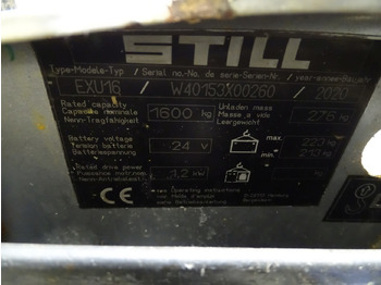 Pallet truck STILL EXU16: picture 4