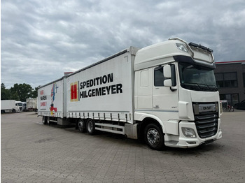 Curtainsider truck DAF XF 480