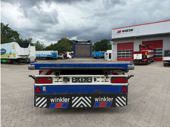 Dropside/ Flatbed semi-trailer Krone Plattform Auflieger mit Tridec Zwangslenkung: picture 5