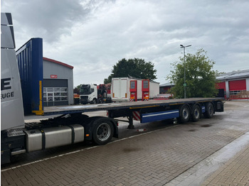 Dropside/ Flatbed semi-trailer Krone Plattform Auflieger mit Tridec Zwangslenkung: picture 4