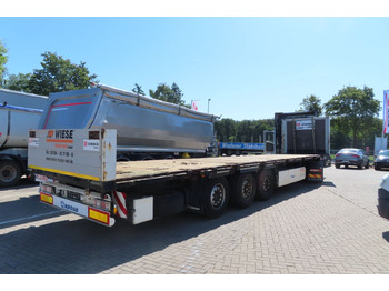 Dropside/ Flatbed semi-trailer Krone Stahlmattenauflieger: picture 4