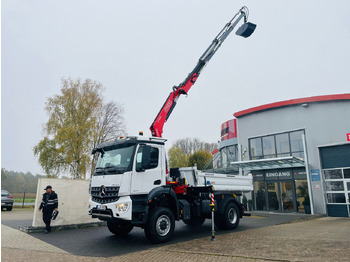 Lease a  Mercedes-Benz Arocs 1835  4x4 Meiller Fassi F135 Kran Kipper Mercedes-Benz Arocs 1835  4x4 Meiller Fassi F135 Kran Kipper: picture 3