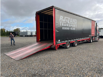 Low loader semi-trailer MEUSBURGER