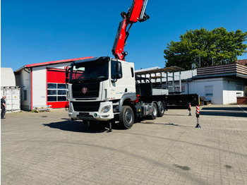 Dropside/ Flatbed truck, Crane truck Tatra 6x6x6 Phoenix Fassi F545RA.2.27 L214 V20: picture 5