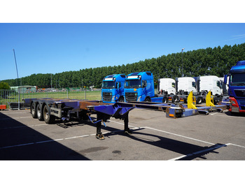 Container transporter/ Swap body semi-trailer Pacton 3 AXLE MULTI CONTAINER TRANSPORT TRAILER EXTENDABLE 45 FT: picture 3