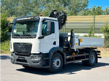 Tipper, Crane truck MAN TGM 18.320 4x2 Euro6e  Hiab X-HiDuo 138DS-4: picture 3