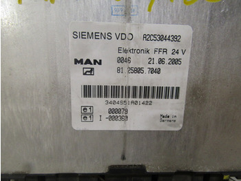 ECU for Truck MAN TGA / TGS FFR UNIT ECU P/NO 81.25805.7040: picture 2
