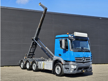 Hook lift truck Mercedes-Benz Antos 3546 / 8x2/6 / HOOKLIFT / ABROLLKIPPER: picture 2