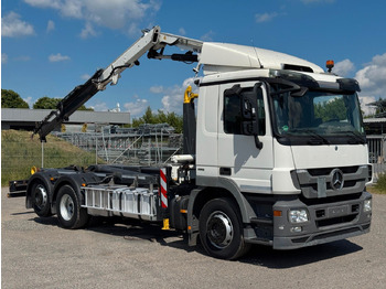 Hook lift truck, Crane truck Mercedes-Benz 2541 6x2 ARK Meiller 20.65 | ATLA 120.2E mit 5&6: picture 4