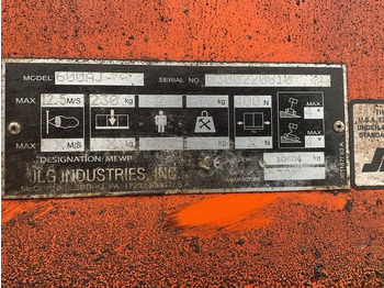 Articulated boom JLG 600AJ: picture 5