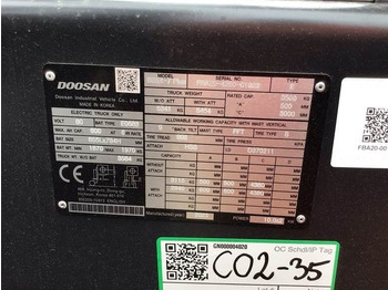 New Electric forklift Doosan B35X-7 PLUS: picture 5