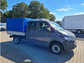 Curtain side van, Combi van Volkswagen T6.1 Doka Pritsche Plane 6-Sitze AHK KLIMA: picture 3