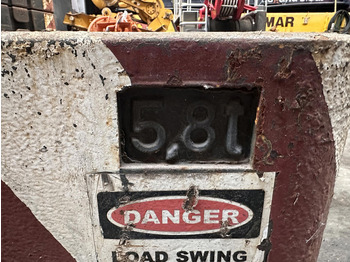 Counterweight for Construction machinery Krupp KMK 4080 - 5110 - 5120 Counterweight 5,8 ton: picture 5