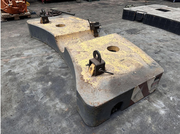 Counterweight for Construction machinery Krupp KMK 4080 - 5110 - 5120 Counterweight 5,8 ton: picture 3