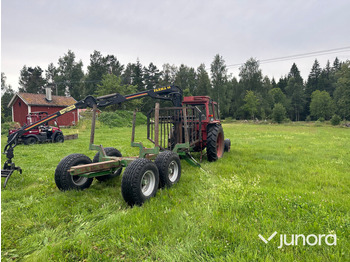 Farm tractor Volvo Bm 430 med farma skogsvagn: picture 4