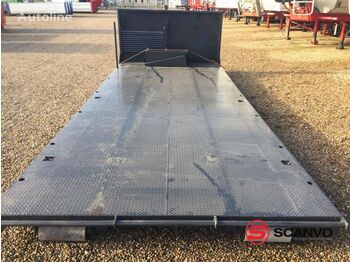 Flatbed body SCANVO 7000mm Maskinlad på hejselads ramme: picture 1