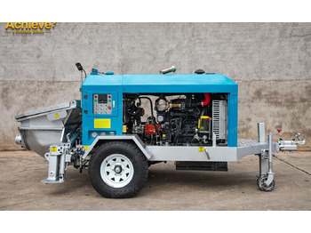 Stationary concrete pump
