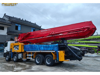 Concrete pump truck PUTZMEISTER Mercedes-Benz Actros 4141 concrete pumpM42-4R 170 m³【ACHIEVE】TOP CONDITION!!!: picture 2