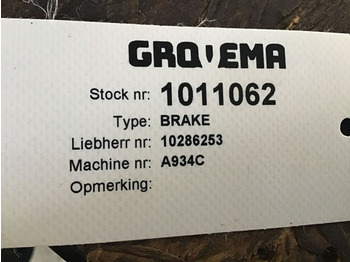 Brake parts Liebherr Brake: picture 5