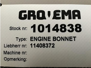 Hood Liebherr Engine Bonnet: picture 5