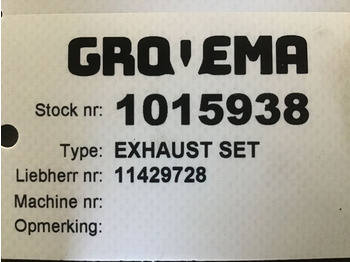 Muffler/ Exhaust system LIEBHERR