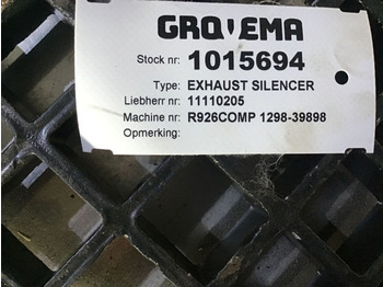 Muffler LIEBHERR