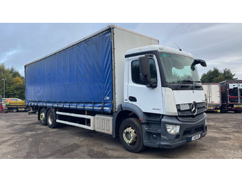 Curtainsider truck MERCEDES-BENZ Antos