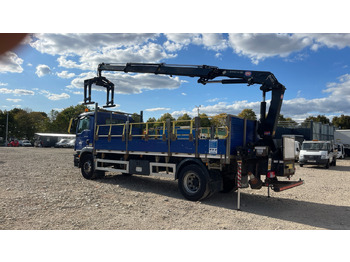 Dropside/ Flatbed truck, Crane truck Man TGM 18.250: picture 3