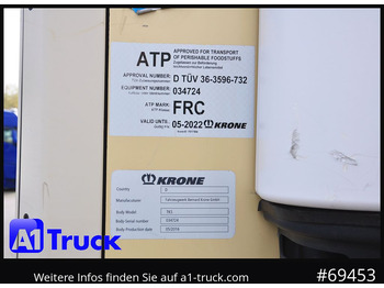 Refrigerator semi-trailer KRONE SDR 27 Carrier 1950 Mt. Doppelstock Lift,: picture 5