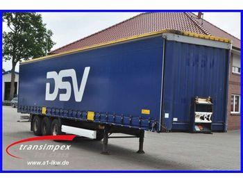 Curtainsider semi-trailer Krone SDP 27, Steckrungen, Koniki: picture 1