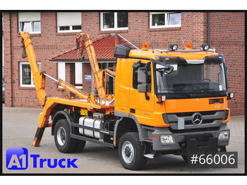 Skip loader truck MERCEDES-BENZ Actros 2046, 4x4 Allrad, Meiller, Anbauplatte,: picture 1