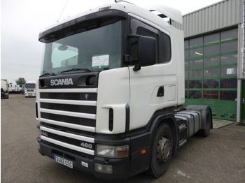Tractor unit Scania 144 460, V8,retarder, kiphydrauliek, Webasto, eu: picture 1