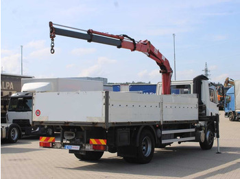 Dropside/ Flatbed truck, Crane truck DAF CF 240, CRANE HMF 953 K2, PNEU 80%: picture 3