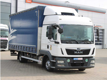 Curtainsider truck MAN TGL 8.190, EURO 6, TIRES 80%: picture 3