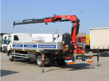 Dropside/ Flatbed truck, Crane truck Renault D 250, EURO 6, SIDE, HYDRAULIC ARM FASSI F110: picture 5