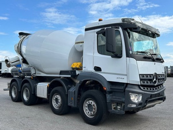 Concrete mixer truck Mercedes-Benz Arocs 3743, 8x4 Betonmischer, Euro 6,  9m³ Liebherr Mischer: picture 2