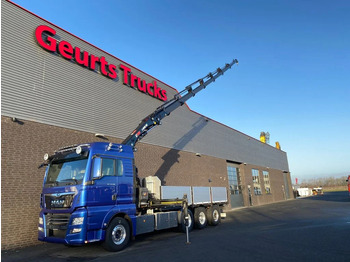 Crane truck MAN TGX 35.500 8X4 TRIDEM + HIAB X-HIPRO 302 E-7 KRAAN/KRAN/CRANE/GRUA: picture 4