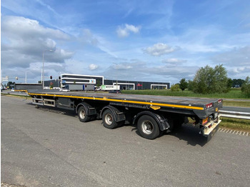 Dropside/ Flatbed semi-trailer Broshuis trailer 3 -time extendable Windmill transporter: picture 3