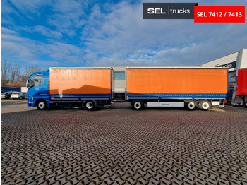 Curtainsider truck MAN TGX 18.580