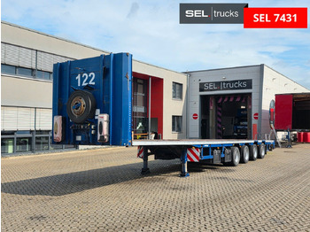 Dropside/ Flatbed semi-trailer MEUSBURGER