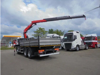 New Dropside/ Flatbed truck, Crane truck Renault 320 6X4 + FASSI F245 DEMO UNUSED: picture 5