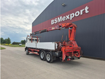 Dropside/ Flatbed truck, Crane truck Mercedes-Benz 1320 + HMF 6.5 ton crane: picture 4