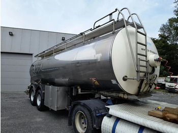Tank semi-trailer for transportation of milk ETA 25000L INSULATED INOX TANK - 2 COMP: picture 2