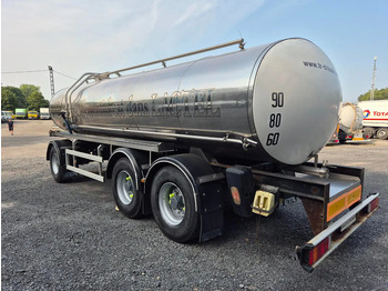 Tank trailer for transportation of milk ETA INSULATED INOX TANK 16500L - 1 COMP: picture 3