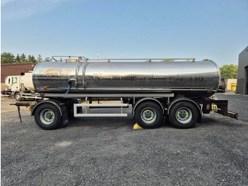 Tank trailer for transportation of milk ETA INSULATED INOX TANK 16500L - 1 COMP: picture 2