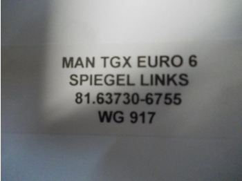 Rear view mirror for Truck MAN 81.63730-6755 Spiegel Links: picture 4