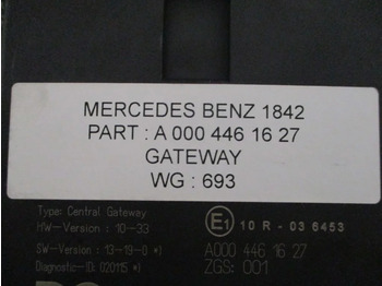 Electrical system for Truck Mercedes-Benz A 000 446 16 27 CENTRAL GATEWAY - ZGS 001: picture 2