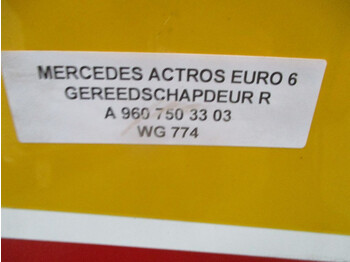 Cab and interior for Truck Mercedes-Benz A 960 750 33 03/ A 960 750 27 03 // DEUR GEREEDSCHAP MP4 ACTOS EURO 6: picture 3