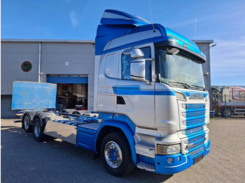 Cab chassis truck Scania R580 V8 / RETARDER / LIFT+LENKACHSE / FULL-AIR / PLATFORM 2000 KG / LEATHER / AIRCO / AUTOMATIC / EURO-6 / 2015: picture 2